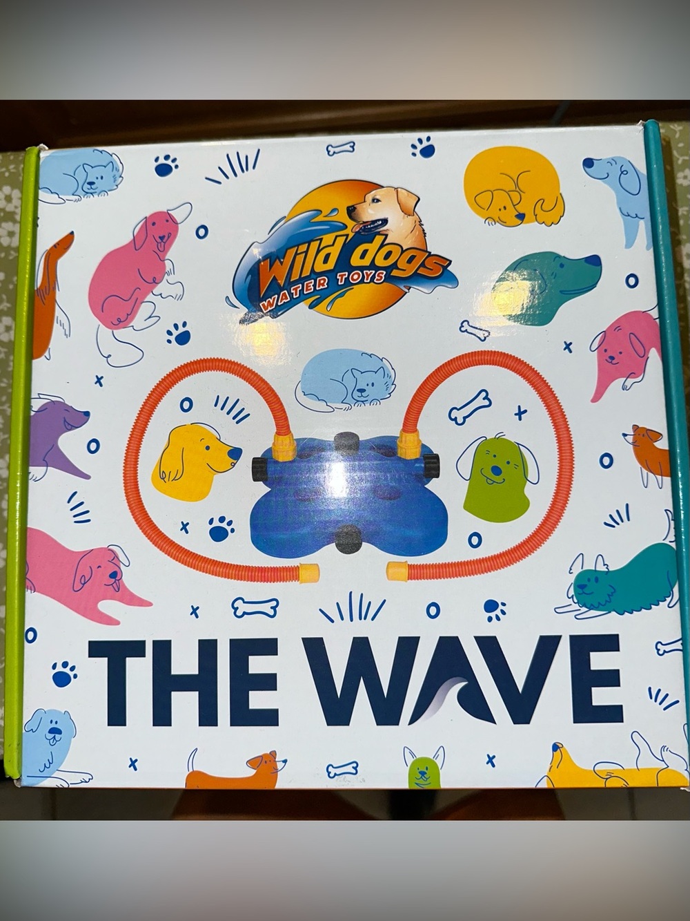 The Wave Dog Water Toy - Blue and Orange
